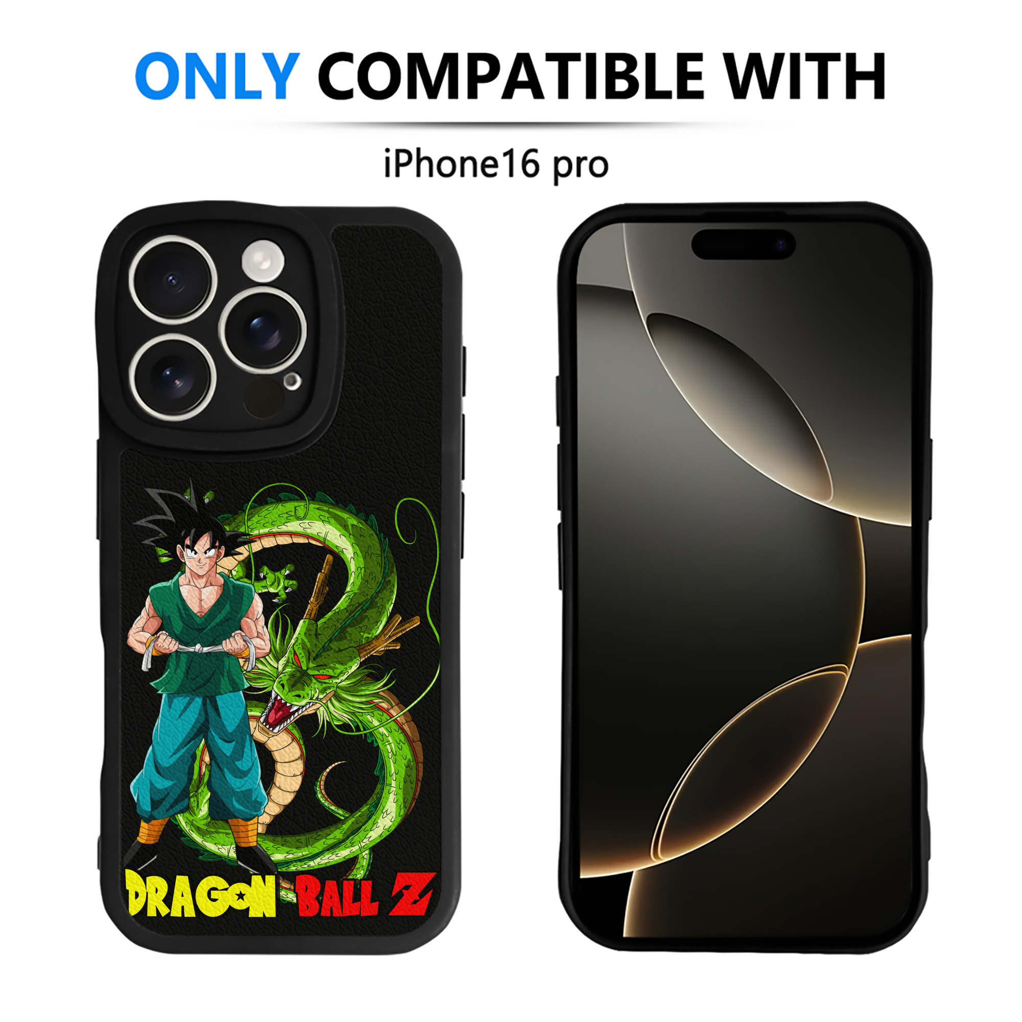 （画像用） ドラゴンボール 孫悟空（そん ごくう）Son Goku カカロット DRAGON BALL Kakarotto 【iPhone 16シリーズ対応】シリコンスマホケース（レザー調） 材質：シリコン